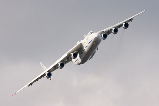 
Antonov An-225, the largest airplane ever built.