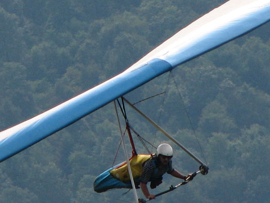 
High performance flexible wing hang glider. 2006