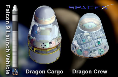 
Profiles of Dragon Cargo and Dragon Crew (NASA)