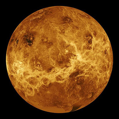 
NASA's Magellan probe radar imagery of Venus surface