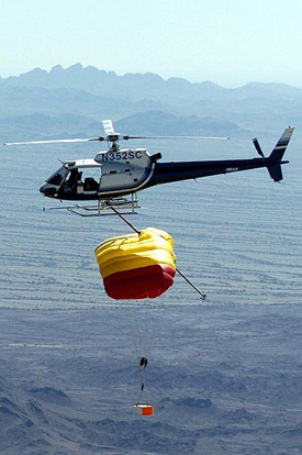 
The planned mid-air retrieval was extensively rehearsed