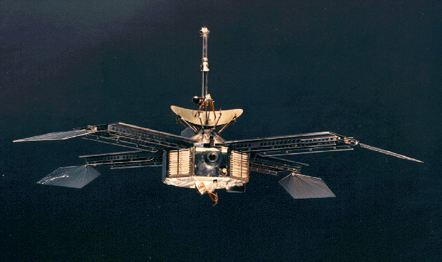 
Mariner 4 First Mars flyby