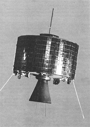 
First generation Syncom satellite.