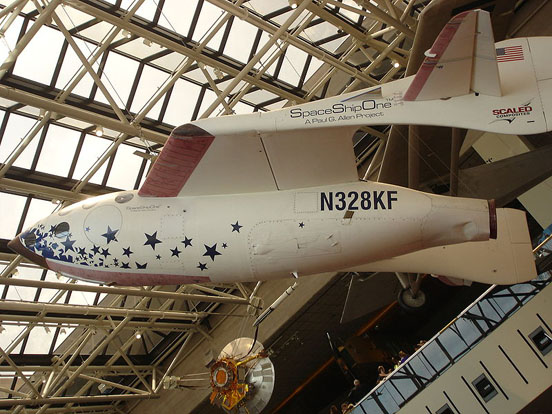 
SpaceShipOne now hangs in the National Air and Space Museum in Washington D.C.