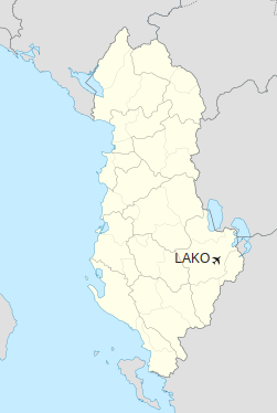 Korçë Airfield is located in Albania