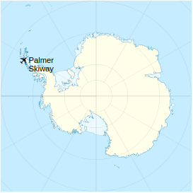 Location of airfield in Antarctica