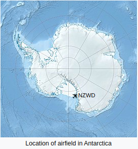 williams field - Location of airfield in Antarctica