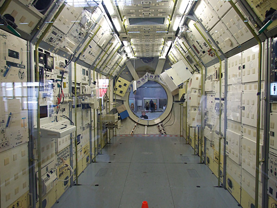 Interior of Spacelab LM2