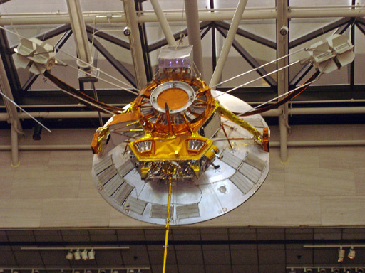 A planned 1974 probe, Pioneer H, on display in the National Air and Space Museum.