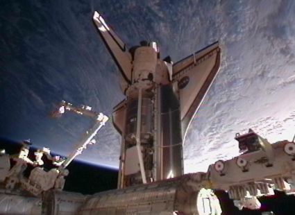 Discovery at ISS in 2011 (STS-133)