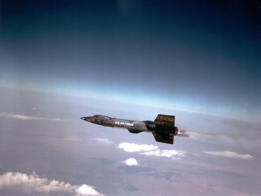 North American X-15 hypersonic rocket-powered research aircraft