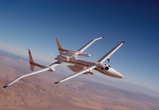 Scaled Composites Proteus in flight during 2002 for US Department of Energy ARM-UAV program