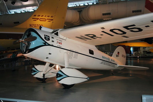 Lockheed Vega Winnie Mae high-altitude research aircraft – confirmed existence of jet stream