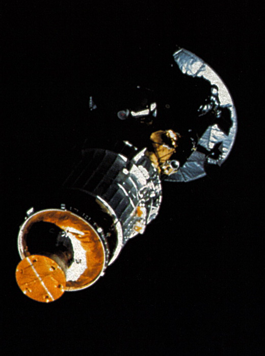 Galileo space probe, prior to departure from Earth orbit in 1989