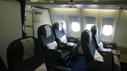 Business Class in A330.