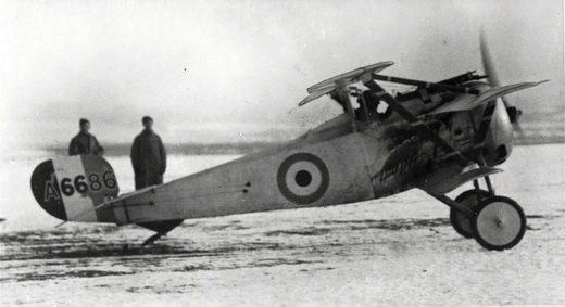 Nieuport 17 triplane undergoing evaluation