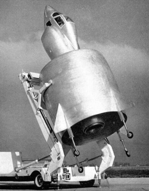 SNECMA Coléoptère experimental tailsitter in 1959