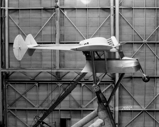 Fred Weick designed the W-1 with tricycle landing gear. It is shown in March 1934.