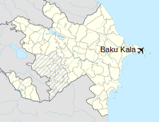 Location of air base in Azerbaijan