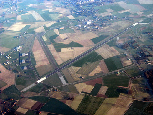 Aerial view of Chièvres Air Base
