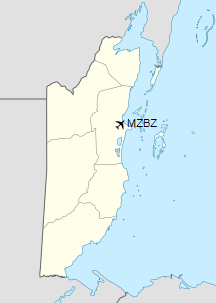 MZBZ is located in Belize