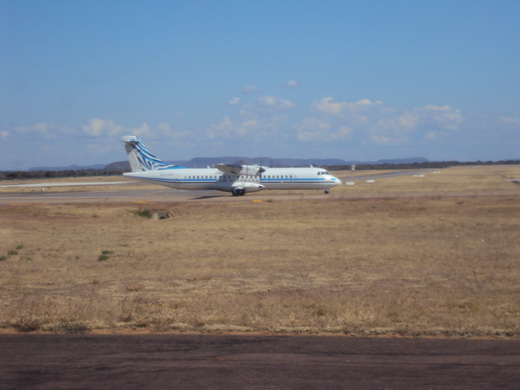 Air Botswana ATR 72-500 at Khama Airport 2011 