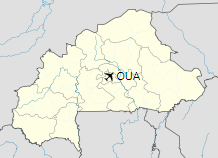OUA is located in Burkina Faso
