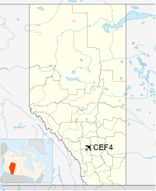 CEF4 is located in Alberta