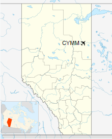 CYMM is located in Alberta