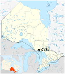 CYEL is located in Ontario