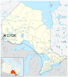 CYQK is located in Ontario