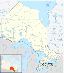 CYXU is located in Ontario