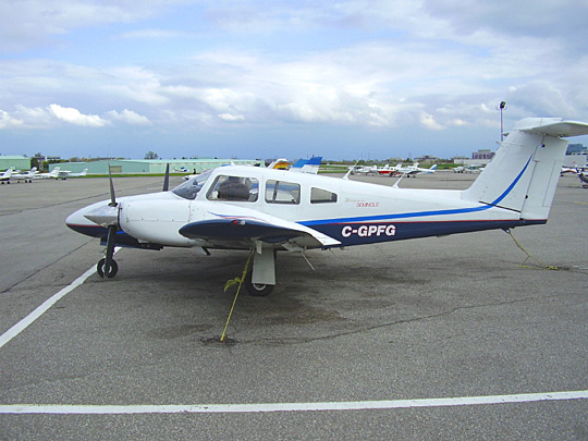 Multi-IFR trainer belonging to the flight school