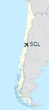 SCL is located in Chile