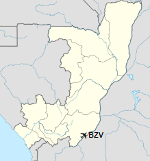 BZV is located in Republic of the Congo