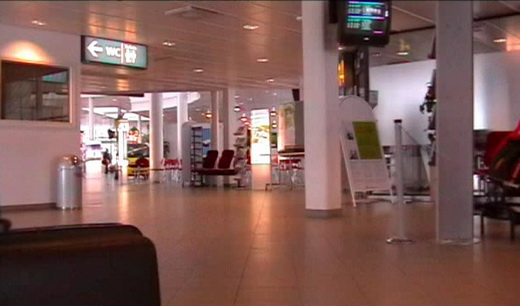 Interior of Vaasa Airport Terminal