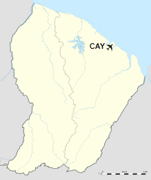 CAY is located in French Guiana