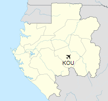 KOU is located in Gabon
