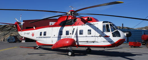 The Sikorsky S-61N helicopter connected Nuuk with smaller towns for more than four decades