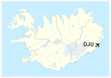 DJU is located in Iceland