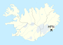 HFN is located in Iceland