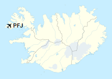 PFJ is located in Iceland