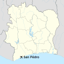 San Pédro is located in Ivory Coast