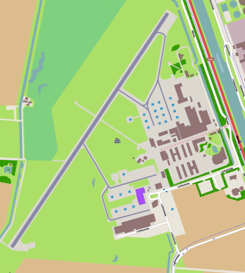 De Kooy Airfield map