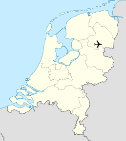 Hoogeveen Airport Map