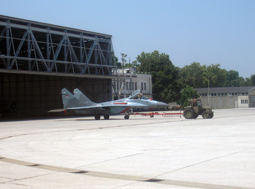 A MiG-29 at Batajnica