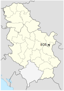 BOR is located in Serbia