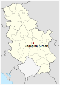 Jagodina Airport is located in Serbia