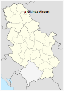 Kikinda Airport is located in Serbia
