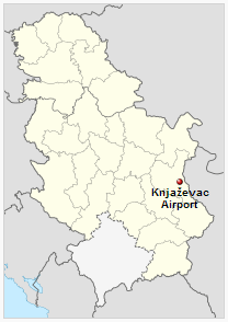 Knjaževac Airport is located in Serbia